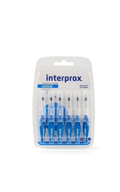 Interprox Interproximal Conical 1.7mm Arayüz Fırçası 6 Adet MAVİ