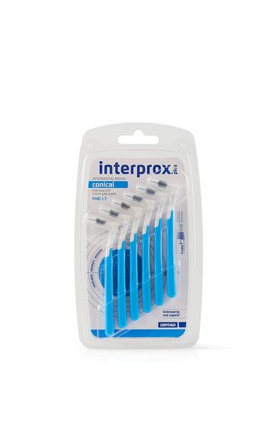Interprox Plus Conical PHD 1.7 Arayüz Fırçası 6 Adet MAVİ