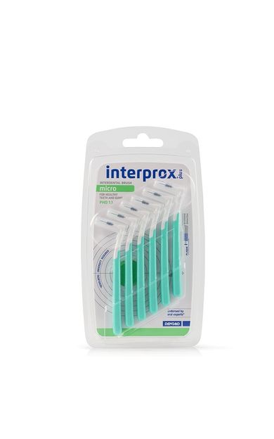 Interprox Plus Micro PHD 1.1 Arayüz Fırçası 6 Adet YEŞİL