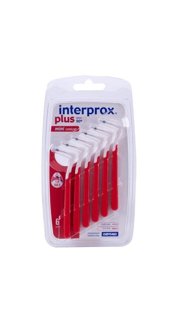 Interprox Plus Mini Conical Arayüz Fırçası 6 Adet KIRMIZI