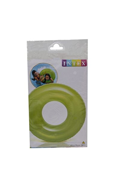 Intex Şeffaf Jumbo Şişme Simit 76 Cm Yeşil