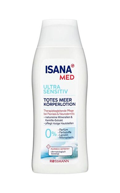 Isana Med Vücut Losyonu Ölü Deniz Tuzu Içerikli Çok Kuru & Hassas Ciltler Için 250ML