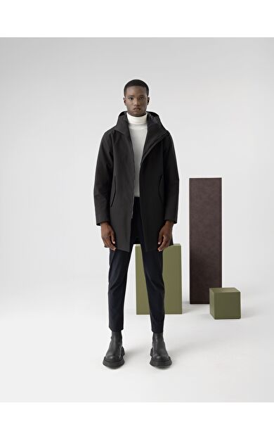 ISAORA NEO TRENCH PARKA BLACK