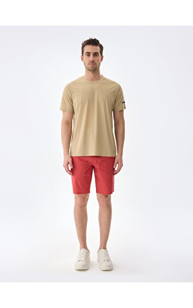 ISAORA SUPER CREW KISA KOLLU TİŞÖRT BEIGE