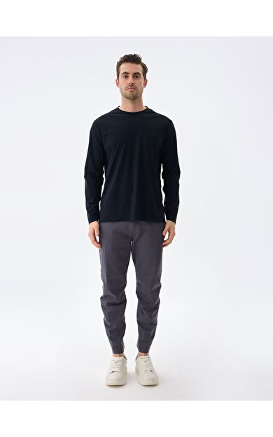 ISAORA SUPER CREW UZUN KOLLU TİŞÖRT BLACK