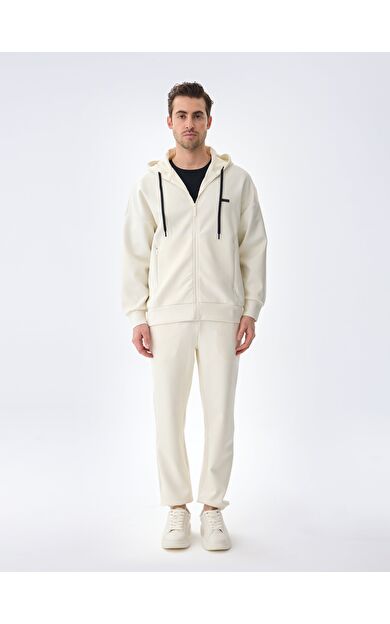 ISAORA GIZA COTTON SWEATSHIRT WHITE