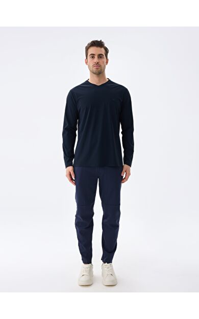 ISAORA SUPER CREW UZUN KOLLU TİŞÖRT NAVY