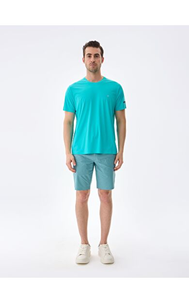 ISAORA SUPER CREW KISA KOLLU TİŞÖRT WATER GREEN