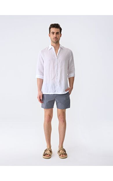 ISAORA THE LINEN GÖMLEK 3/4 WHITE