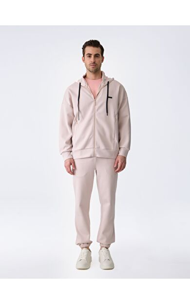 ISAORA GIZA COTTON SWEATSHIRT MOON ROCK