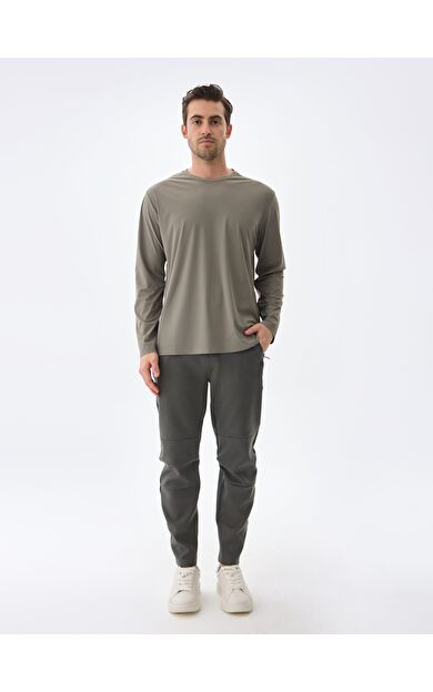ISAORA SUPER CREW UZUN KOLLU TİŞÖRT KHAKI