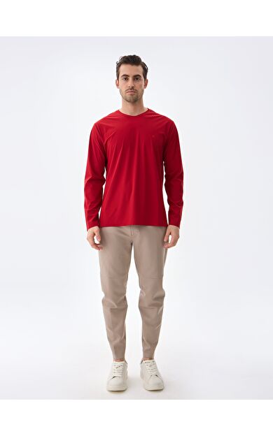 ISAORA SUPER CREW UZUN KOLLU TİŞÖRT BORDEAUX