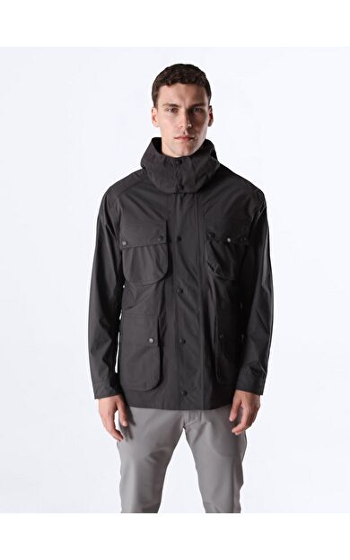 ISAORA MOTO SHELL RÜZGARLIK CEKET DARK GREY