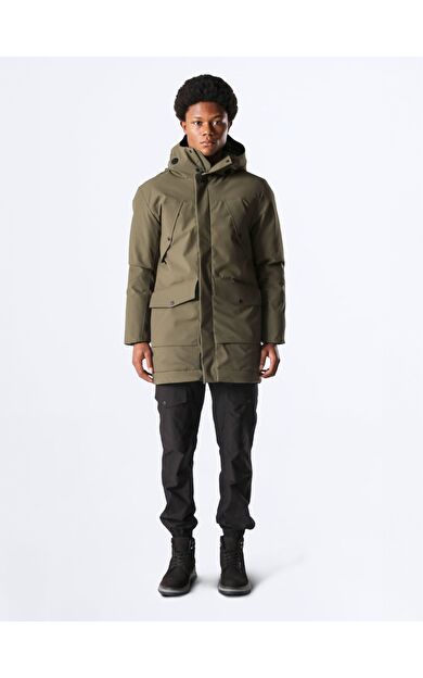 ISAORA DOWN STORM PARKA OLIVE NIGHT