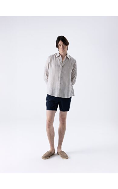 ISAORA THE LINEN GÖMLEK AZURE BLUE