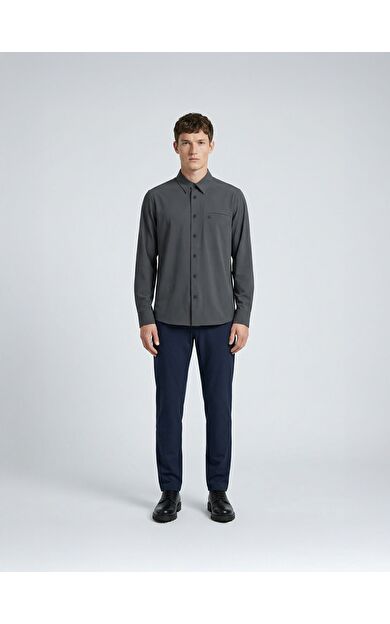 ISAORA ULTRA LIGHT SENTIENT SHIRT LS DARK GREY