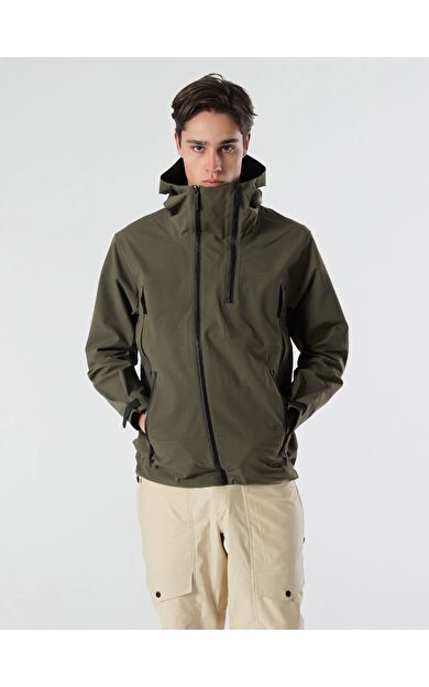 ISAORA ASYM SHELL CEKET OLIVE NIGHT