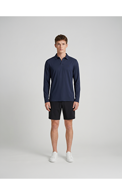 ISAORA EXTRA LIGHT TECH UZUN KOLLU POLO NAVY