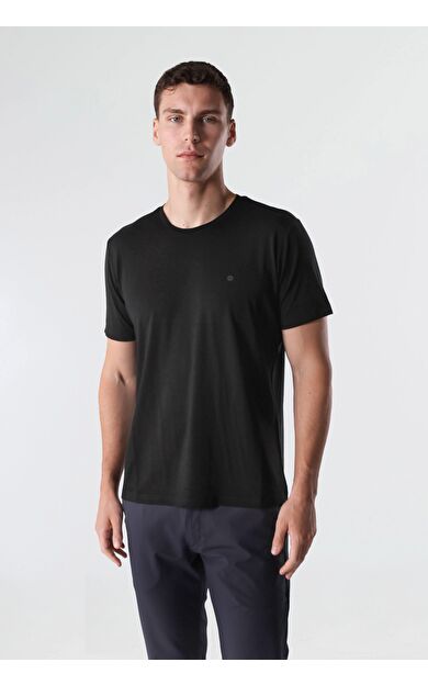 ISAORA WOOL BREEZE TİŞÖRT BLACK ONYX