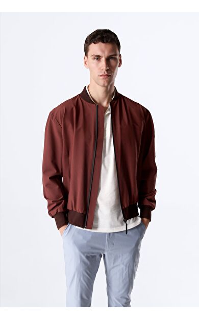 ISAORA FLEX BOMBER CEKET BITTER CHOCOLATE