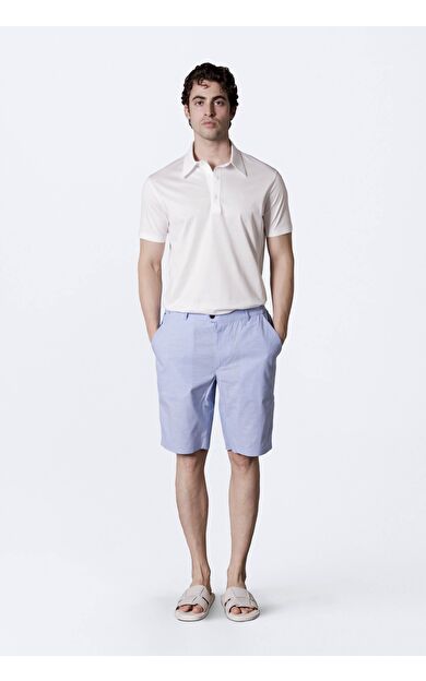 ISAORA PERFORMANCE LINEN ŞORT POWDER BLUE