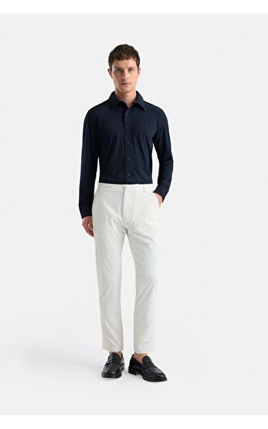 ISAORA COMFY TECHNICAL CHINO PANTOLON WHITE