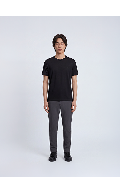 ISAORA SILKY MERINO TİŞÖRT BLACK