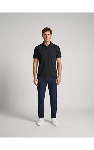 ISAORA AIRY POLO BLACK