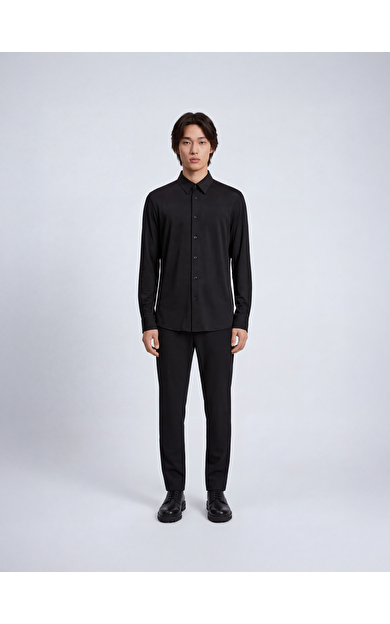 ISAORA EXTRA LIGHT TECH SHIRT LS BLACK