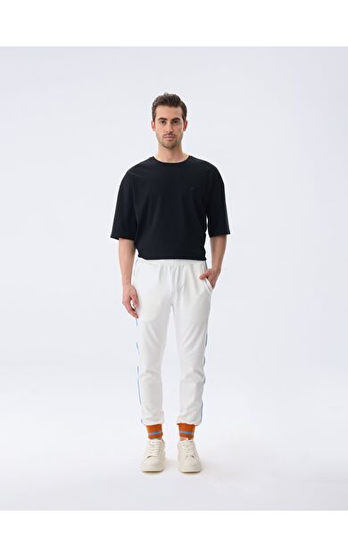 ISAORA RIB PANTOLON WHITE