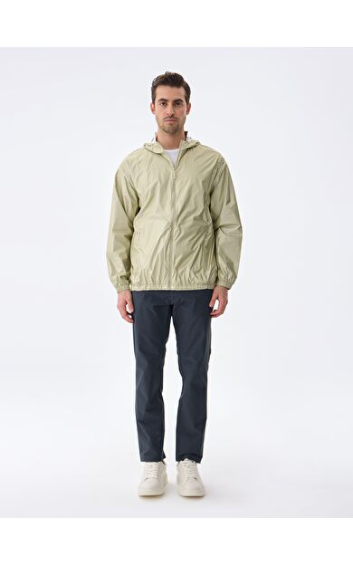 ISAORA ALUMINUM RAIN CEKET ECRU