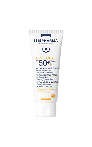 Isis Pharma Uveblock SPF 50+ Mineral Cream 40 ml - Renkli
