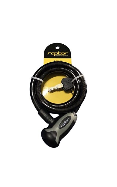 RAPTOR - Anahtarlı Spiral Kilit 12 x 120cm