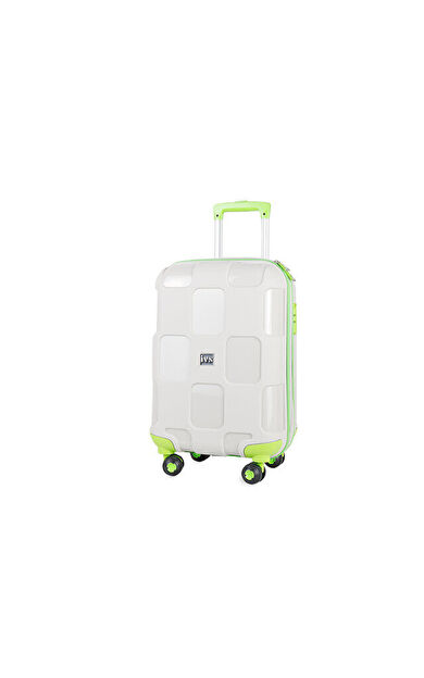 Ivs Bej Yeşil Kare Orta Boy Orta Boy Seyahat Çantası PP4040-175-M Bej