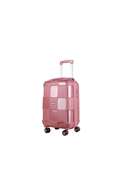 Ivs Gül Kurusu Valiz Kabin Boy Kabin Boy Seyahat Çantası PP4040-625-S Pembe