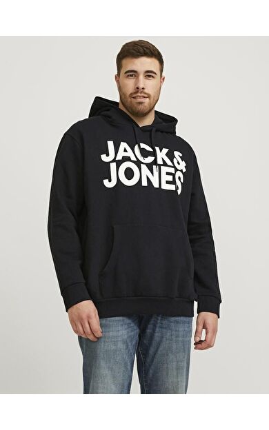Jack Jones Coro Logo Büyük Beden Erkek Sweat 12163777