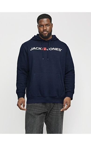 Jack Jones Corp Old Logo Büyük Beden Erkek Sweat 12184983