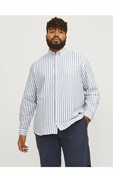 Jack Jones Oxford Plus Büyük Beden Erkek Gömlek 12286178