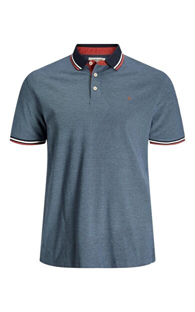 Jack Jones Paulos Polo Erkek Tişört 12143859 12143859-Denim Blue