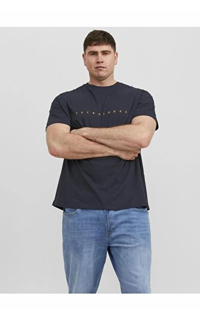 Jack Yones Star Büyük Beden Erkek Tişört 12243625