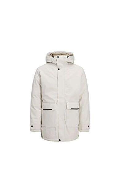 Jack Jones Jjetiko Parka Sn Erkek Günlük Mont 12211896-MOONBEAM Bej
