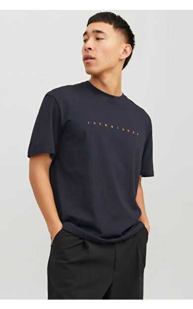 Jack &amp; Jones JJESTAR JJ TEE Erkek Tişört Lacivert