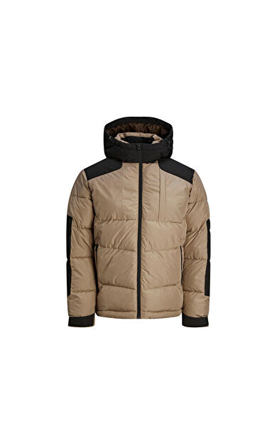 Jack Jones Jcootis Sn Erkek Günlük Mont (Suya Dayanıklı) 12239001-MOUNTAIN-TRAIL Krem