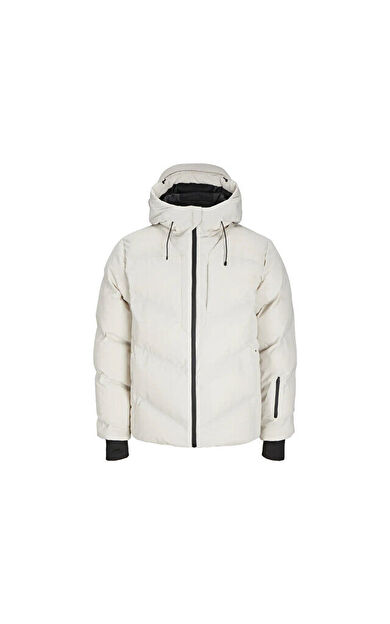 Jack Jones 12260482 Moonbeam Erkek Günlük Mont 12260482-MOONBEAM Beyaz