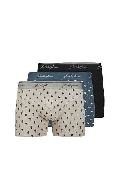 Jack &amp; Jones JACTATE 3 lü Erkek  Karışık Boxer