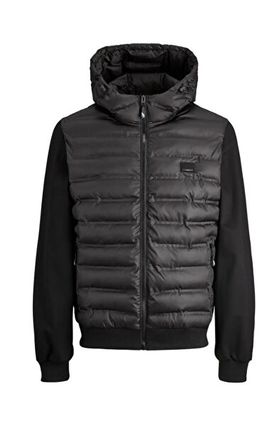 Jack &amp; Jones JPRBLUALVES HYBRID Erkek  Siyah Ceket