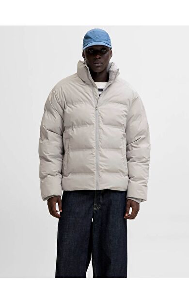 Jack & Jones Jjesoho Puffer Gri Erkek Mont 12278750          Gri