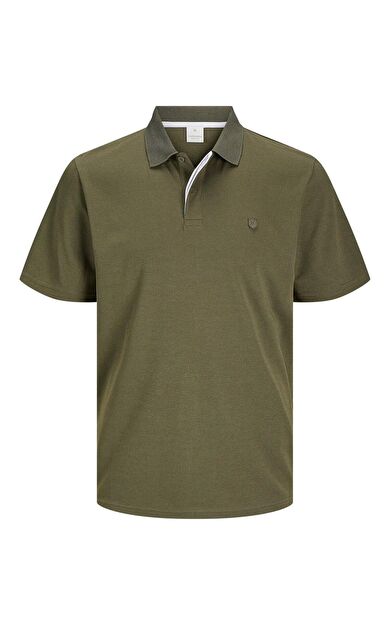 Jack & Jones Jprccrodney Erkek Polo Yaka T-Shirt 12251180          Olive night