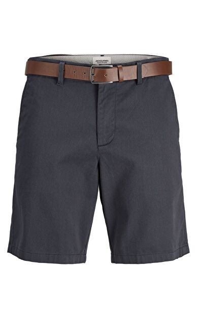 Jack & Jones Erkek Chino Kemerli Şort Marco          Dark navy
