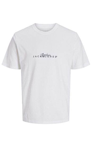 Jack & Jones Jorvarenna Branding Erkek T-Shirt 12273163          Bright white